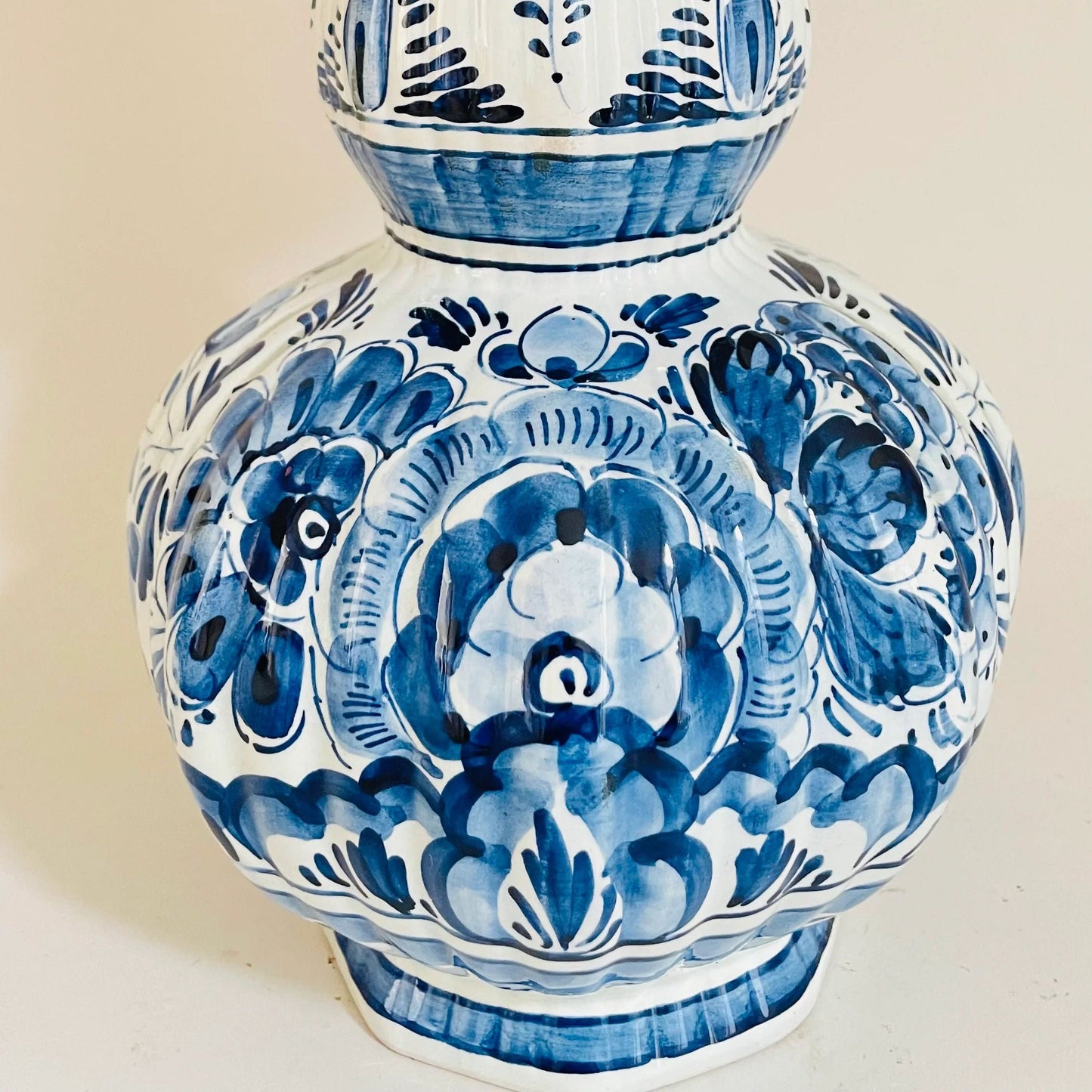 Antique Delft Lamp