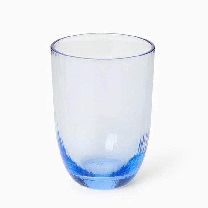 Blue Bamboo Tumblers Luxury Glassware Set | Set of 6