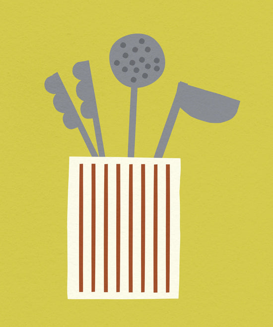 U for Utensils Print