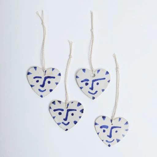 Facci Medium Hanging Heart Decoration Set