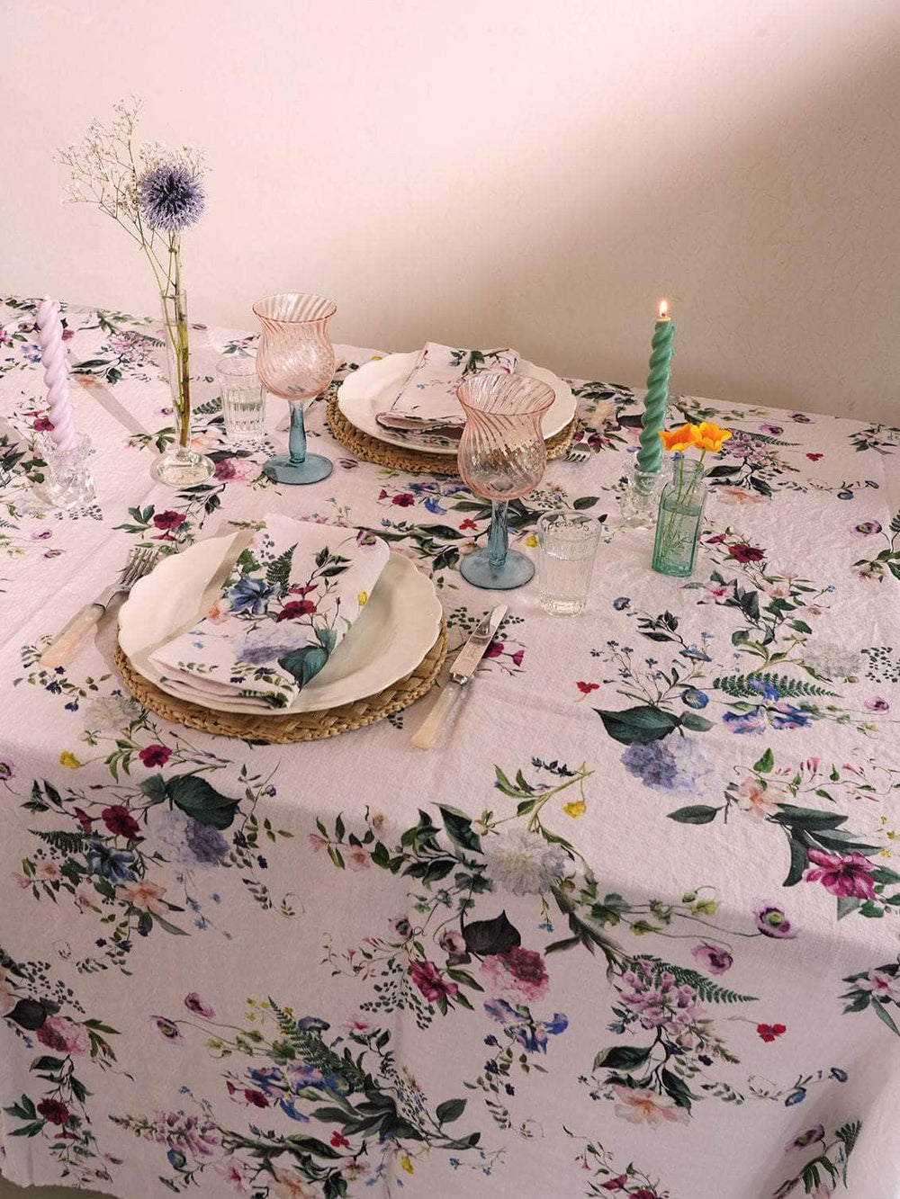 Flora Linen Tablecloth