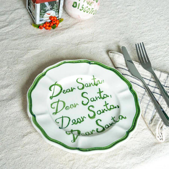 Dear Santa Small Plates Set of 2