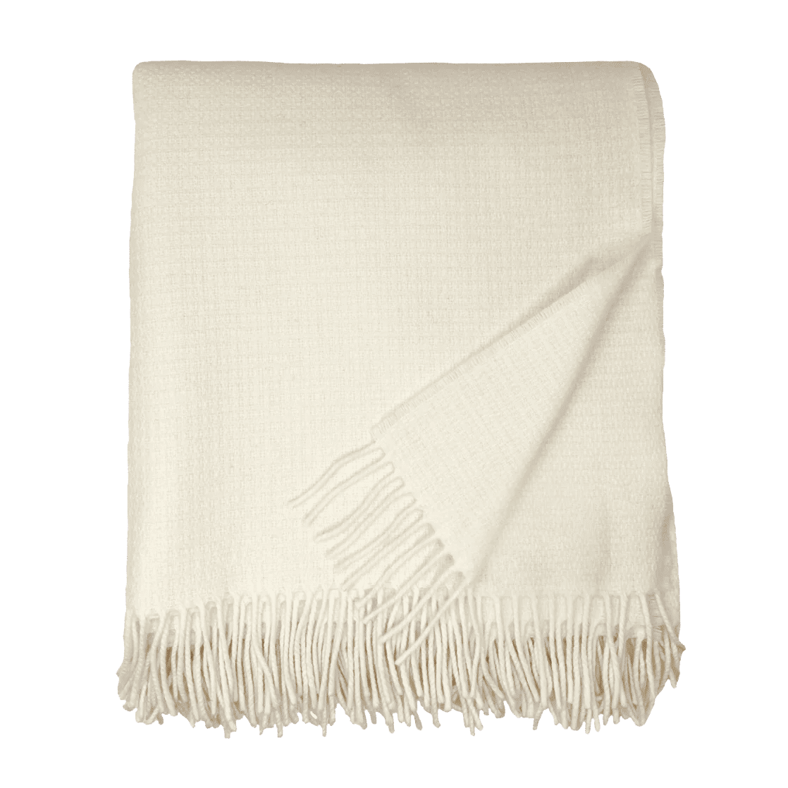 Ivory Merino Throw - XL