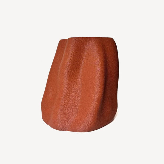 Amanitas Garden | Wide Vase | Burnt Ochre