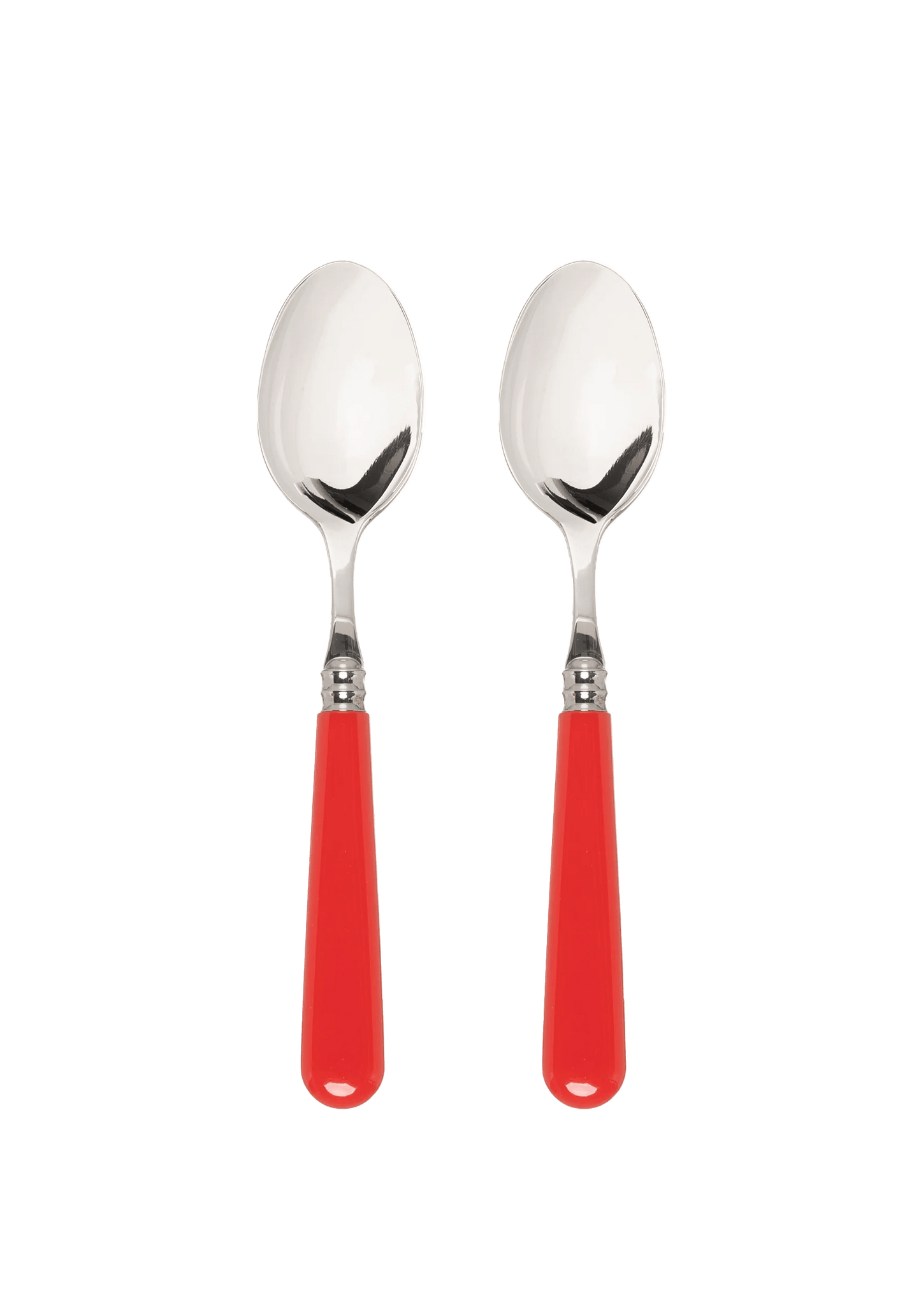 Classic Red Set of 2 Dessert Spoons