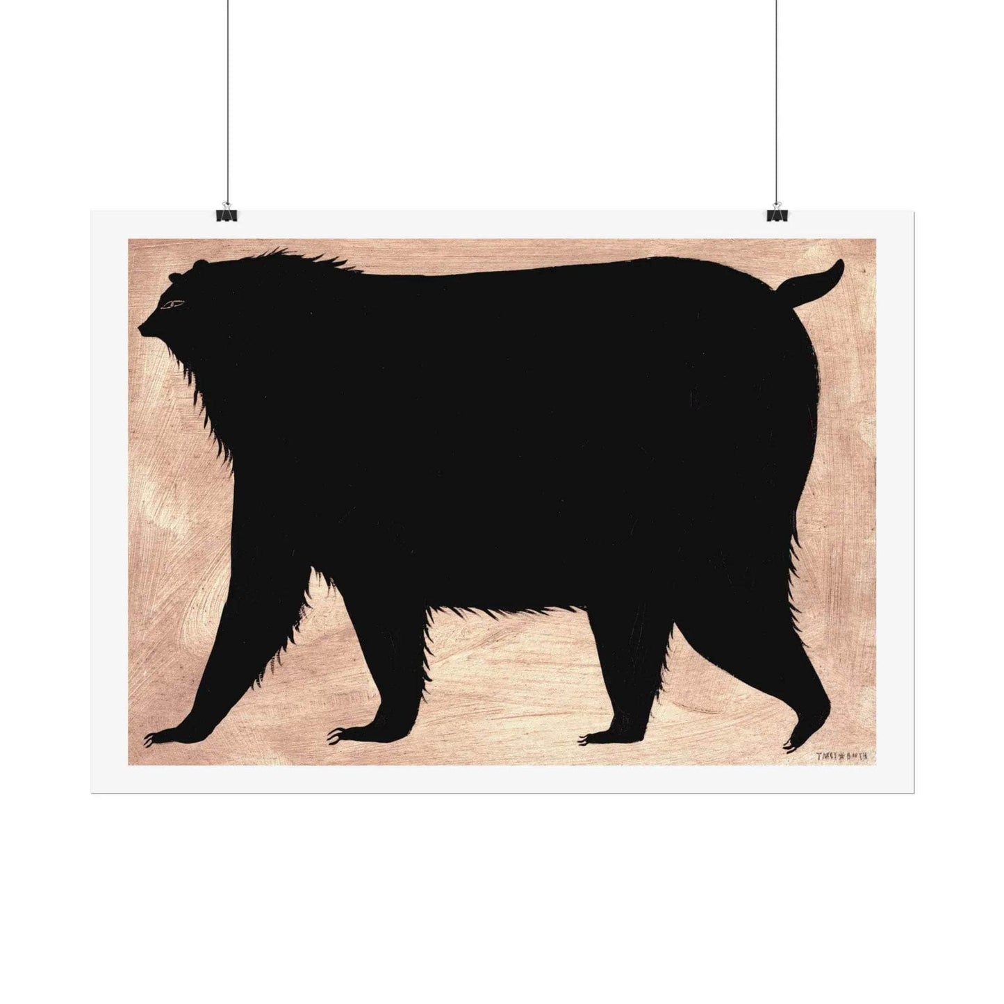 Tabby Booth Fine Art Print of Painting • BEAR