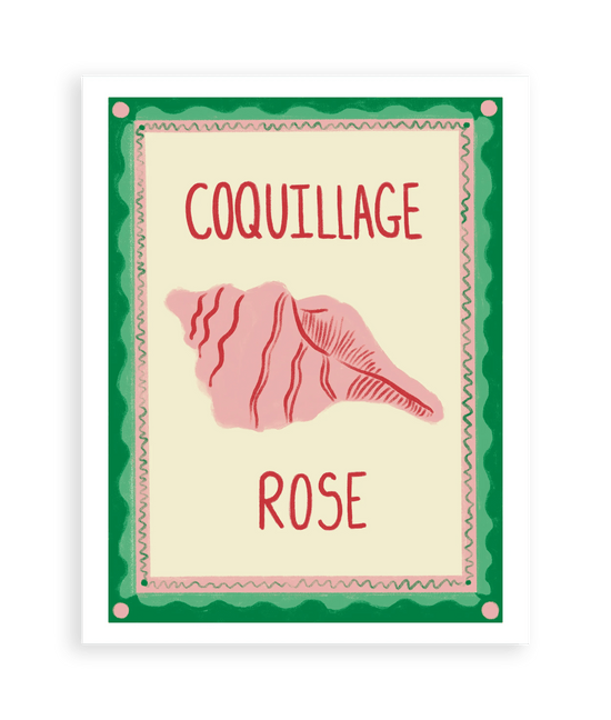 Coquillage Art Print