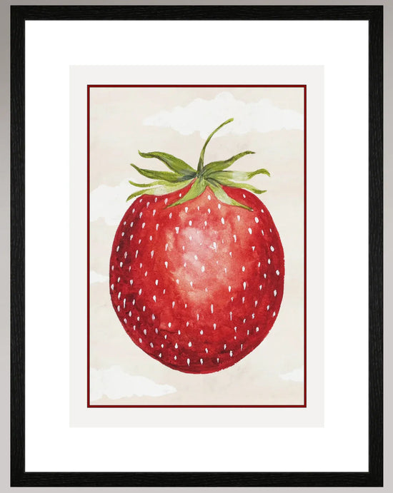 Floating Bosch Strawberry Print