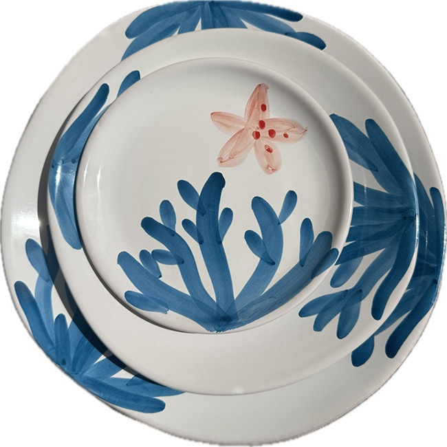 Blue Coral Plate - Corallo