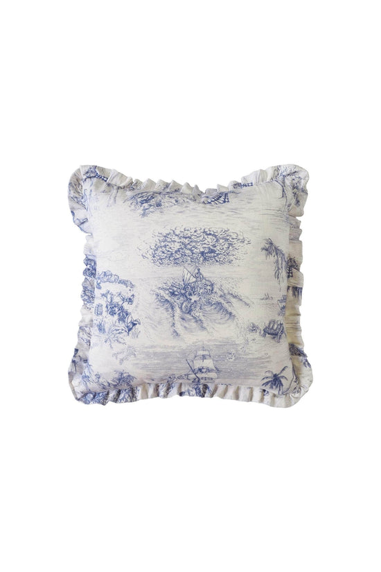 Navigo Navy Pleated Cushion