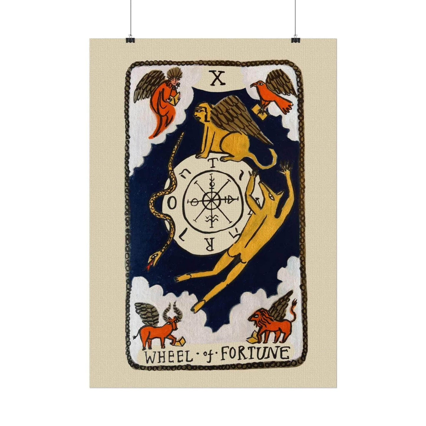 Tabby Booth Fine Art Tarot Print • Wheel of Fortune