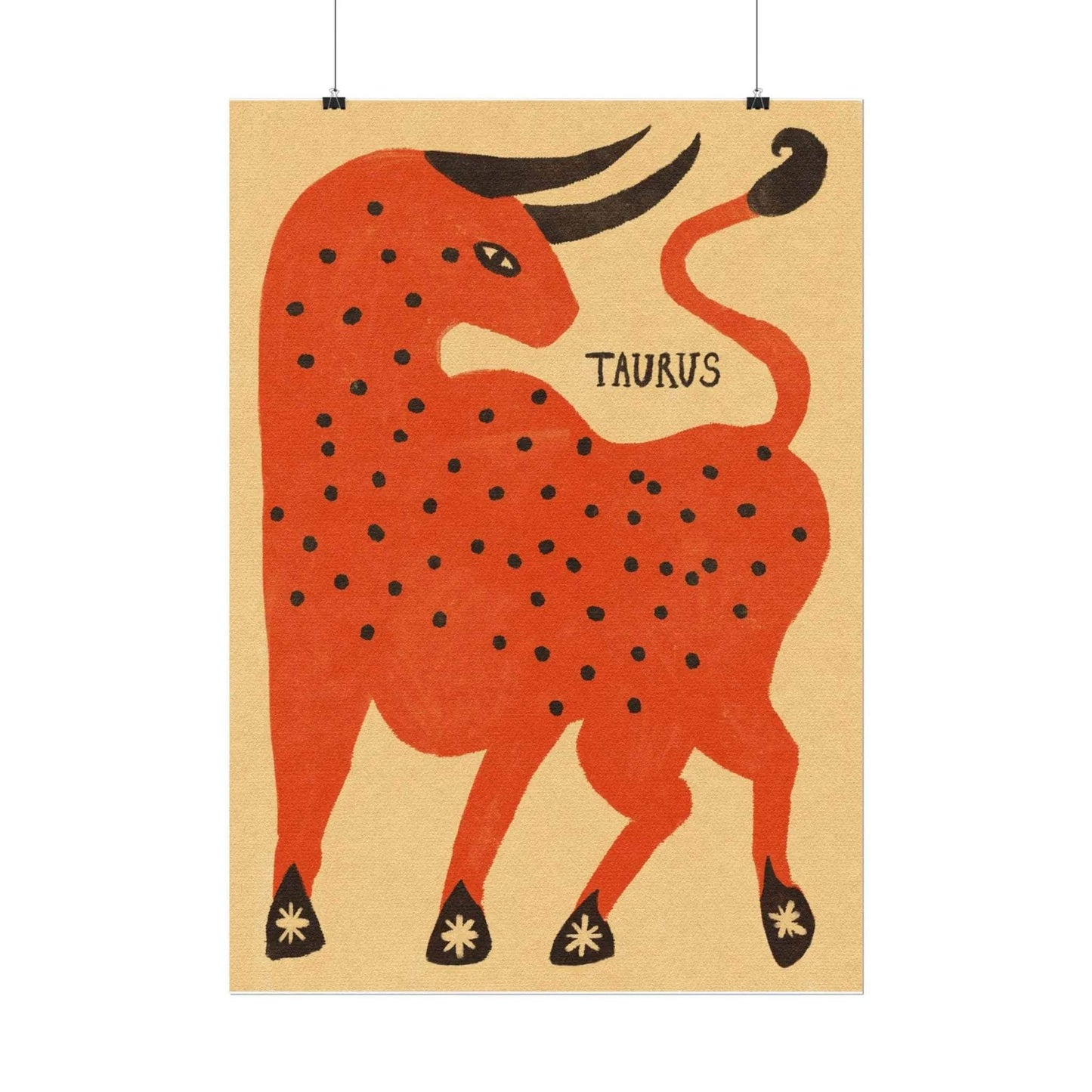 Tabby Booth Fine Art Zodiac Print • Taurus