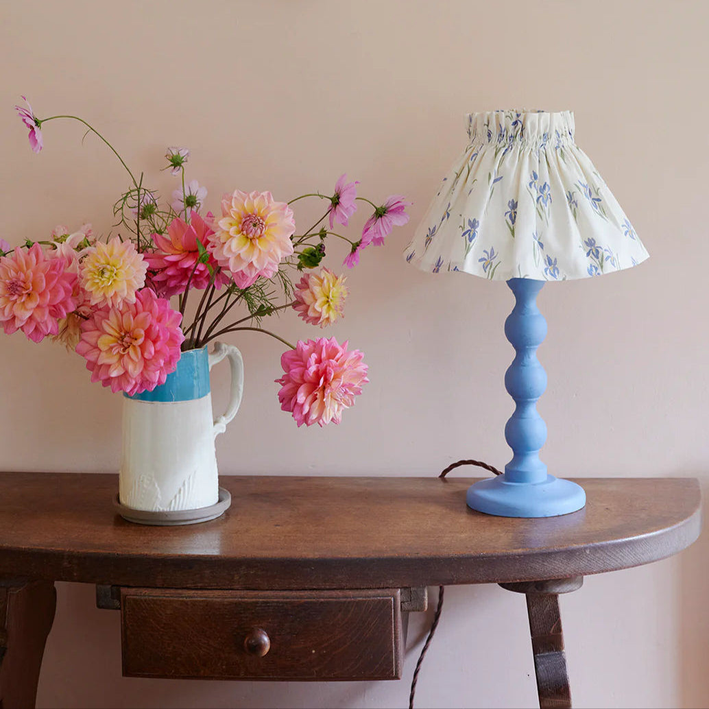 Iris, Calico Skirt Lampshade