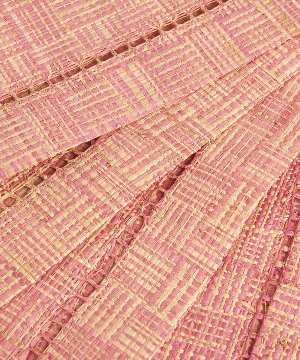 Pink Raffia Placemats (Set of 6)