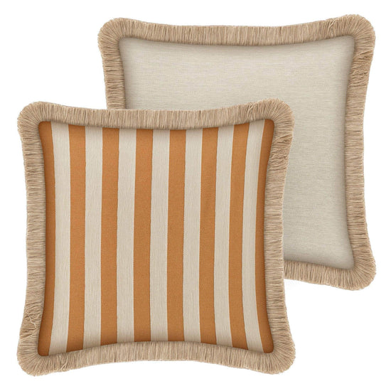 Cushion Jackie Caramel & Ecru