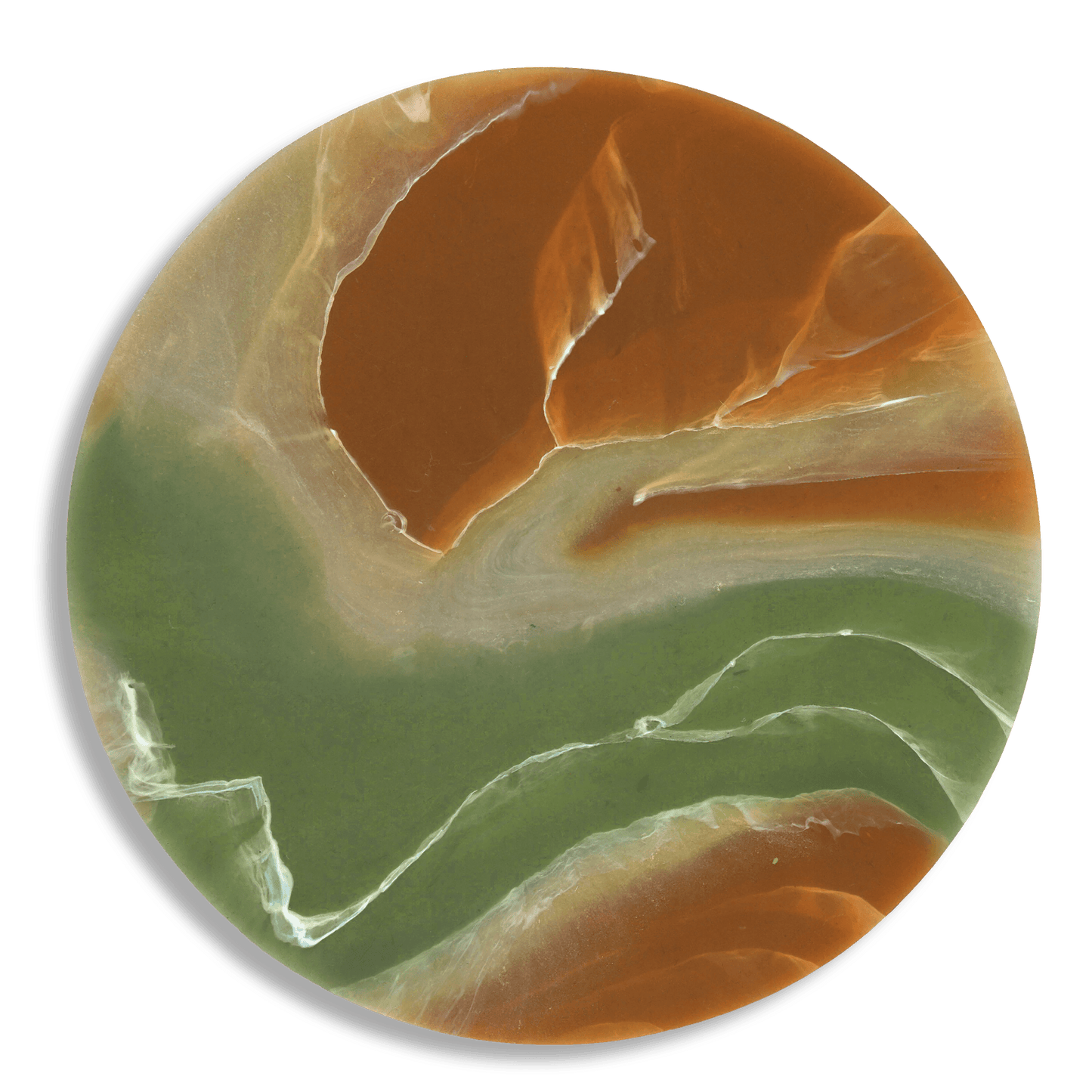 Recycled Plastic Coaster Sand Pumpkin