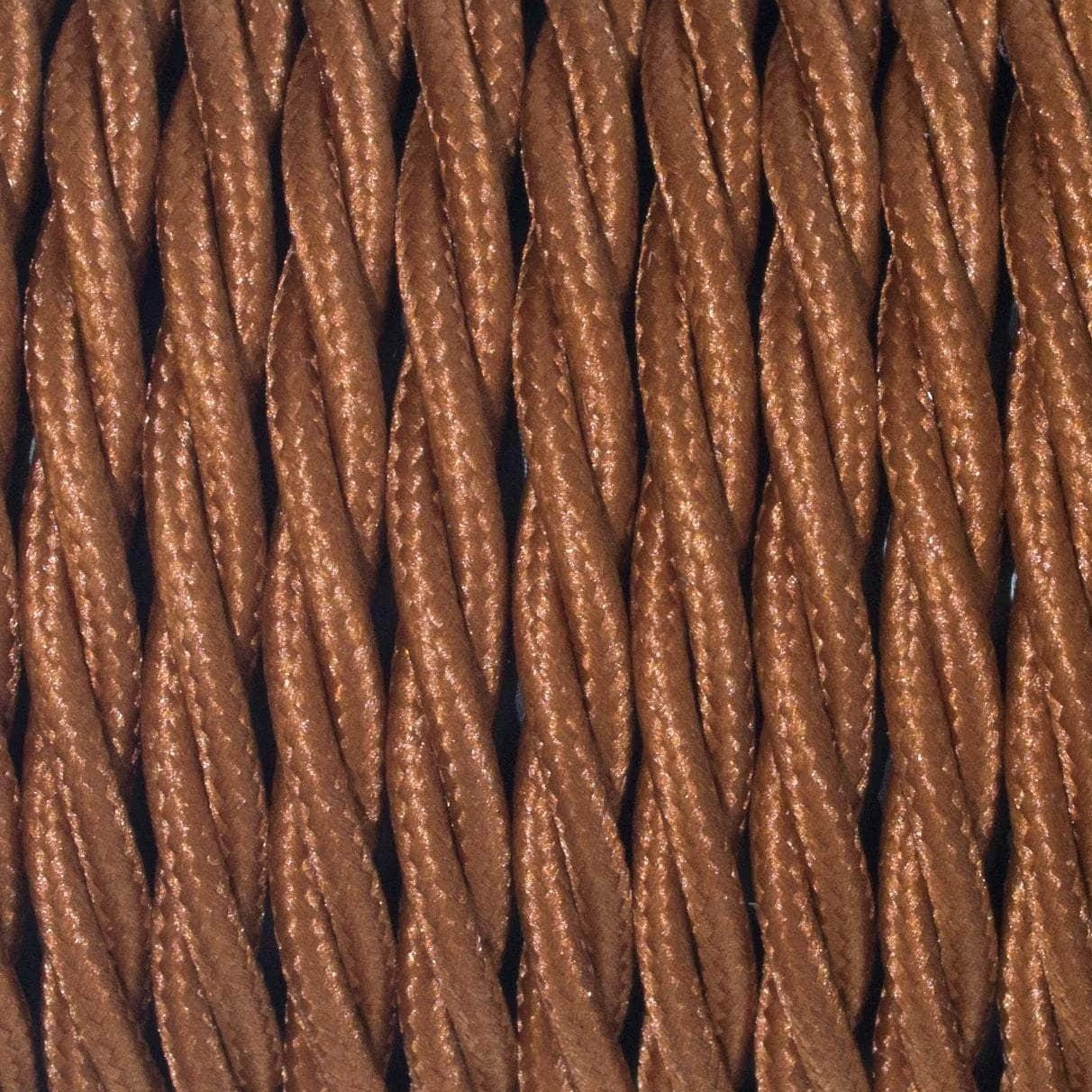 Fabric Extension Cable in Cinnamon