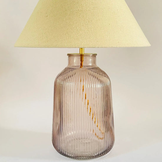 Antique French Bottle Lamp