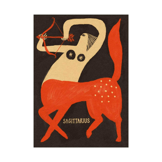 Tabby Booth Fine Art Zodiac Print • Sagittarius