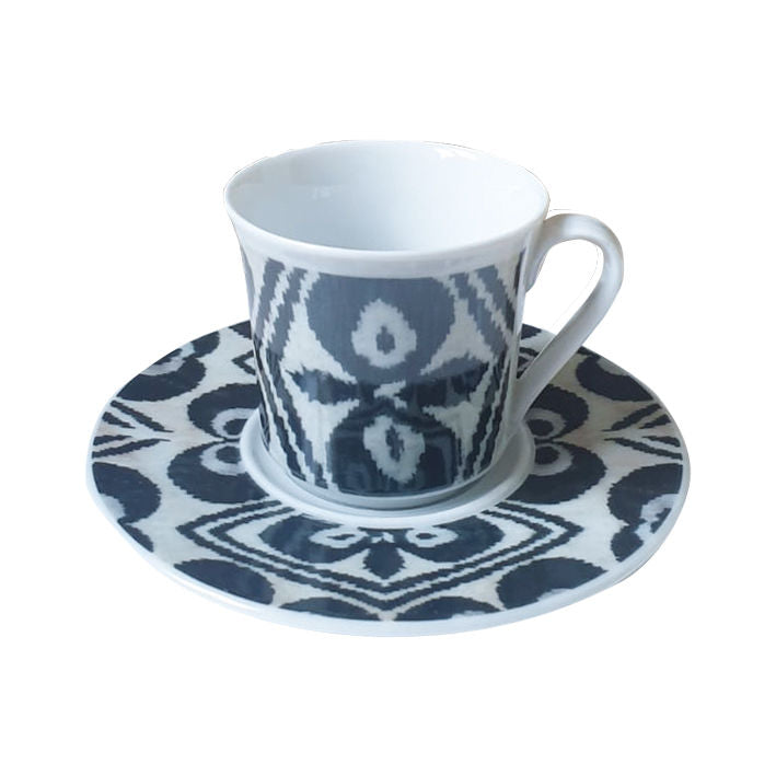 Porcelain Espresso Cup & Saucer - #02