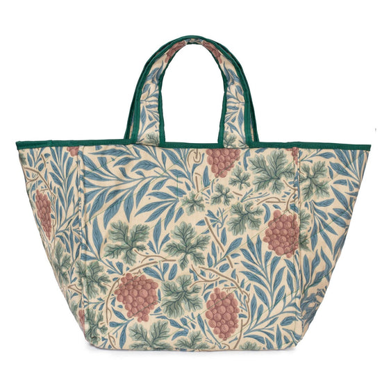 Cubed Everything Bag in Remnant William Morris Fabric