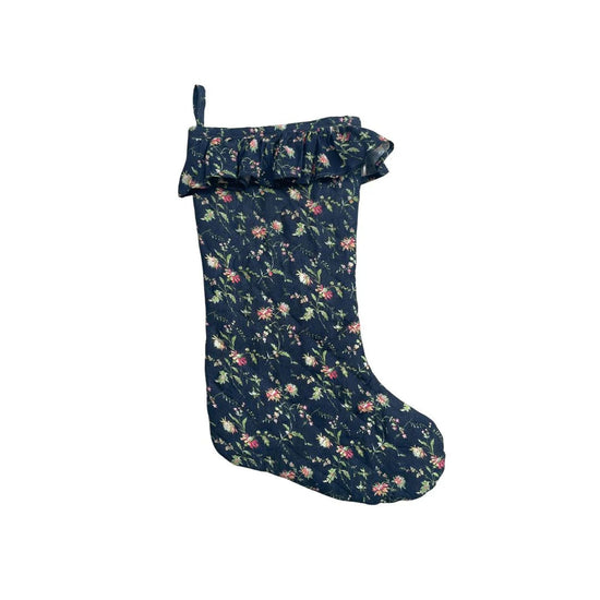 Midnight Blooms -  Christmas Stocking