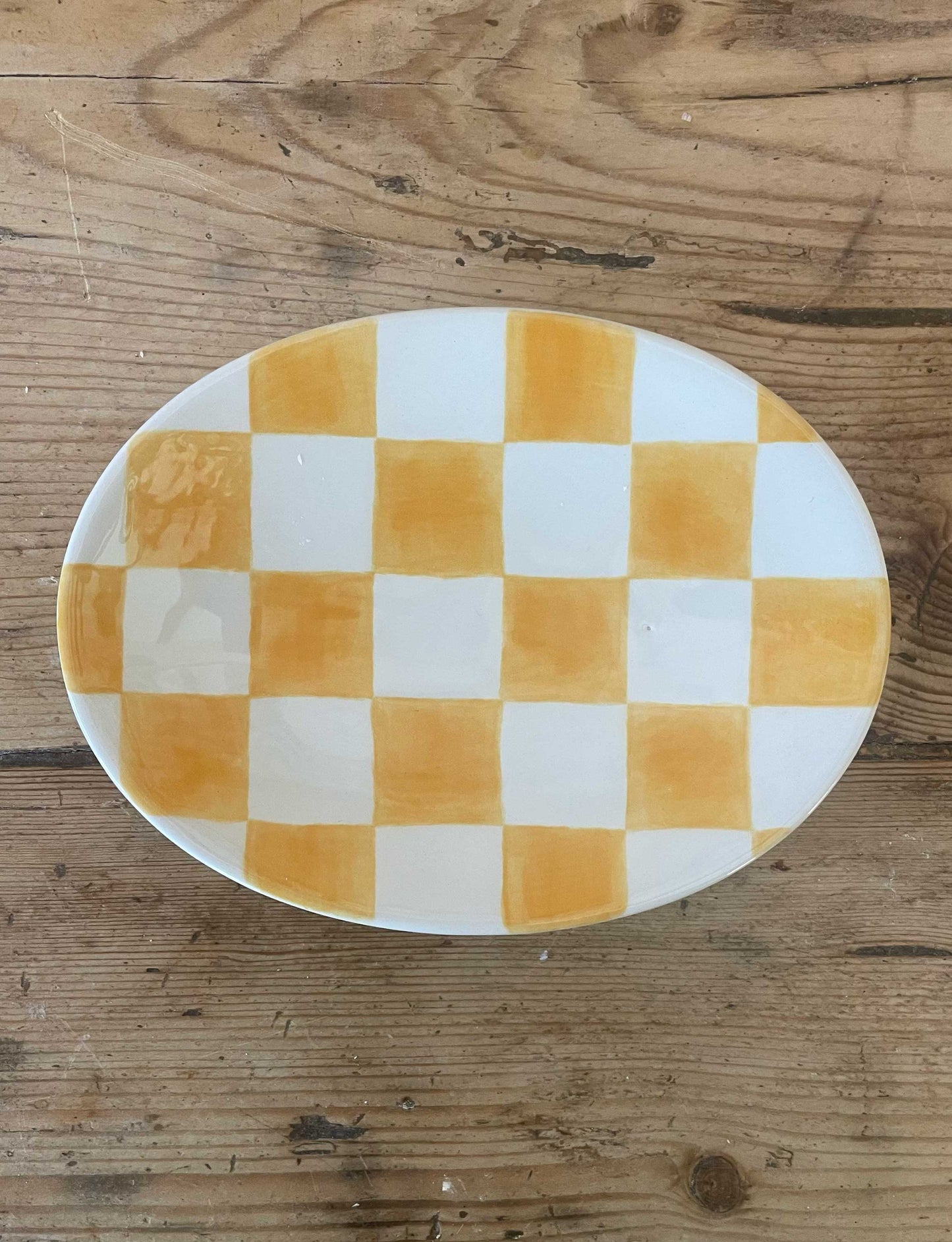 Checkmate Soap Dish, Yellow