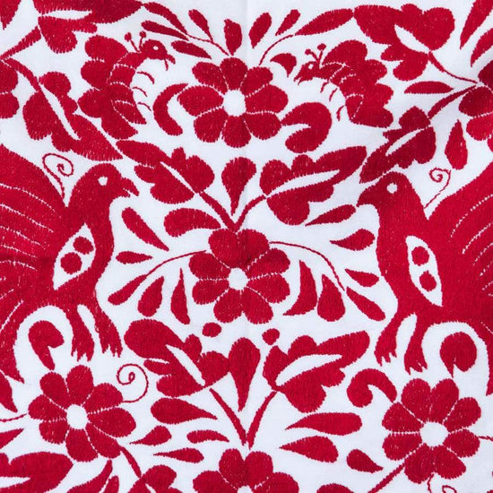 Embroidered Placemat - Red