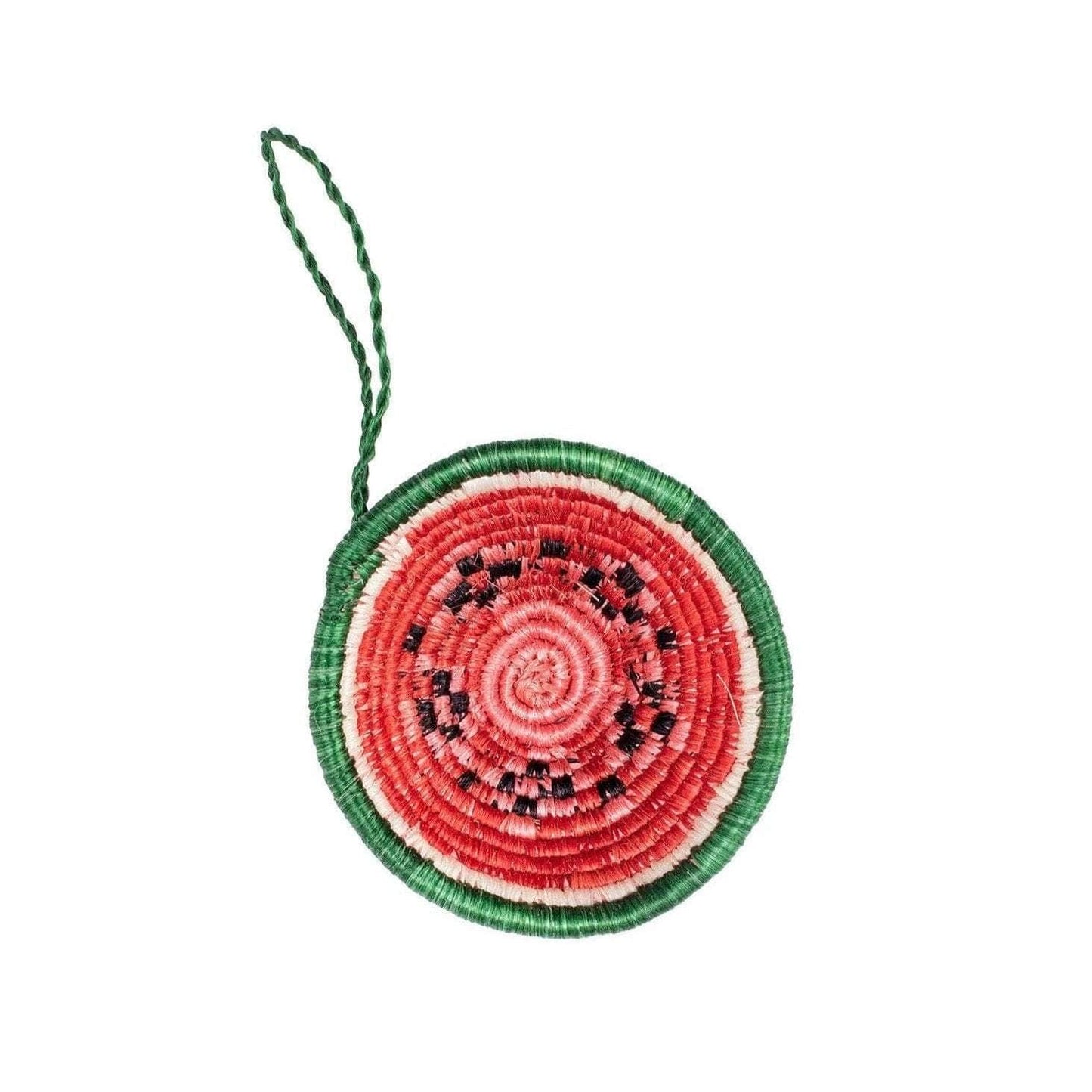 Watermelon Holiday Ornament from Rwanda