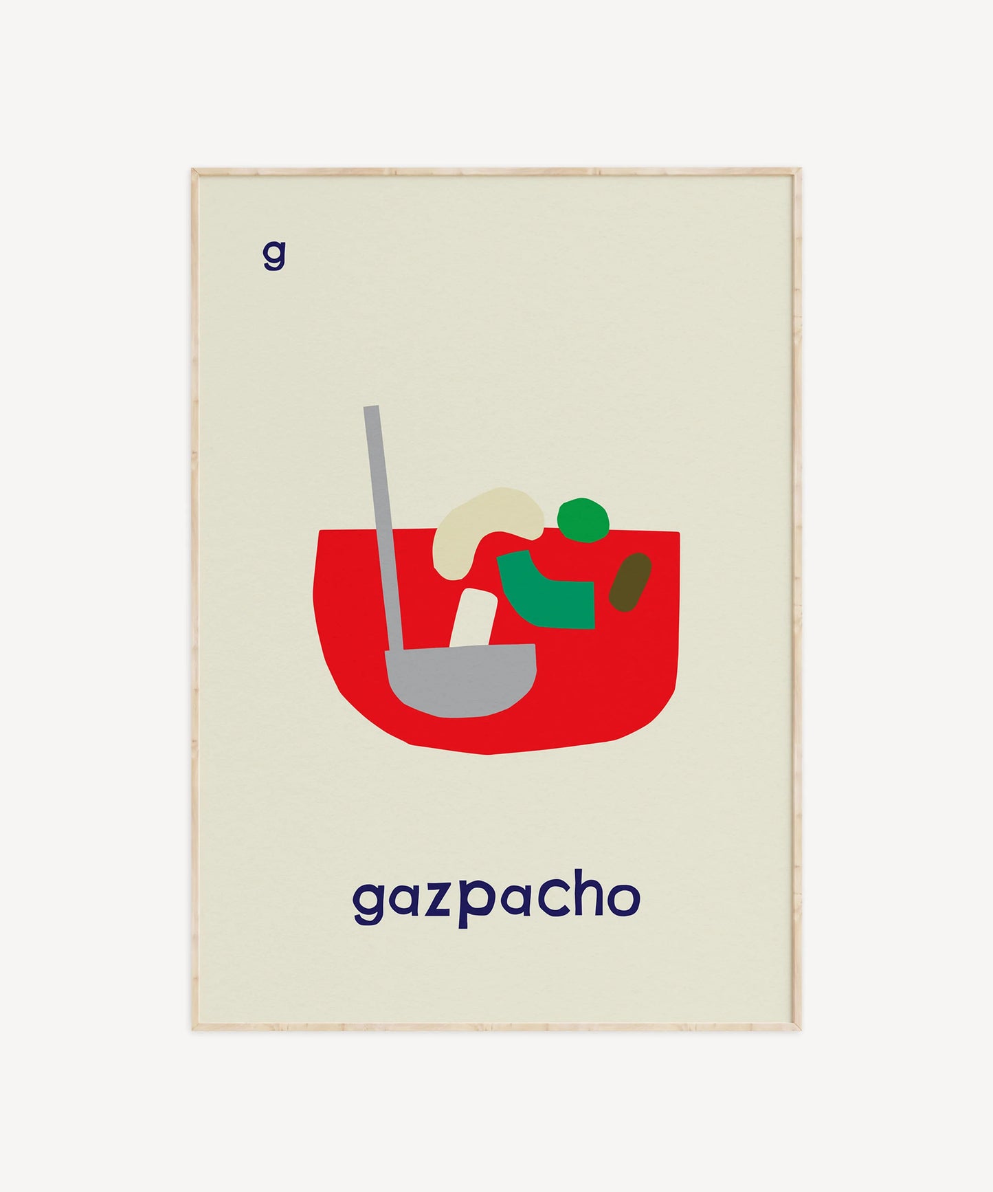 G for Gazpacho Print