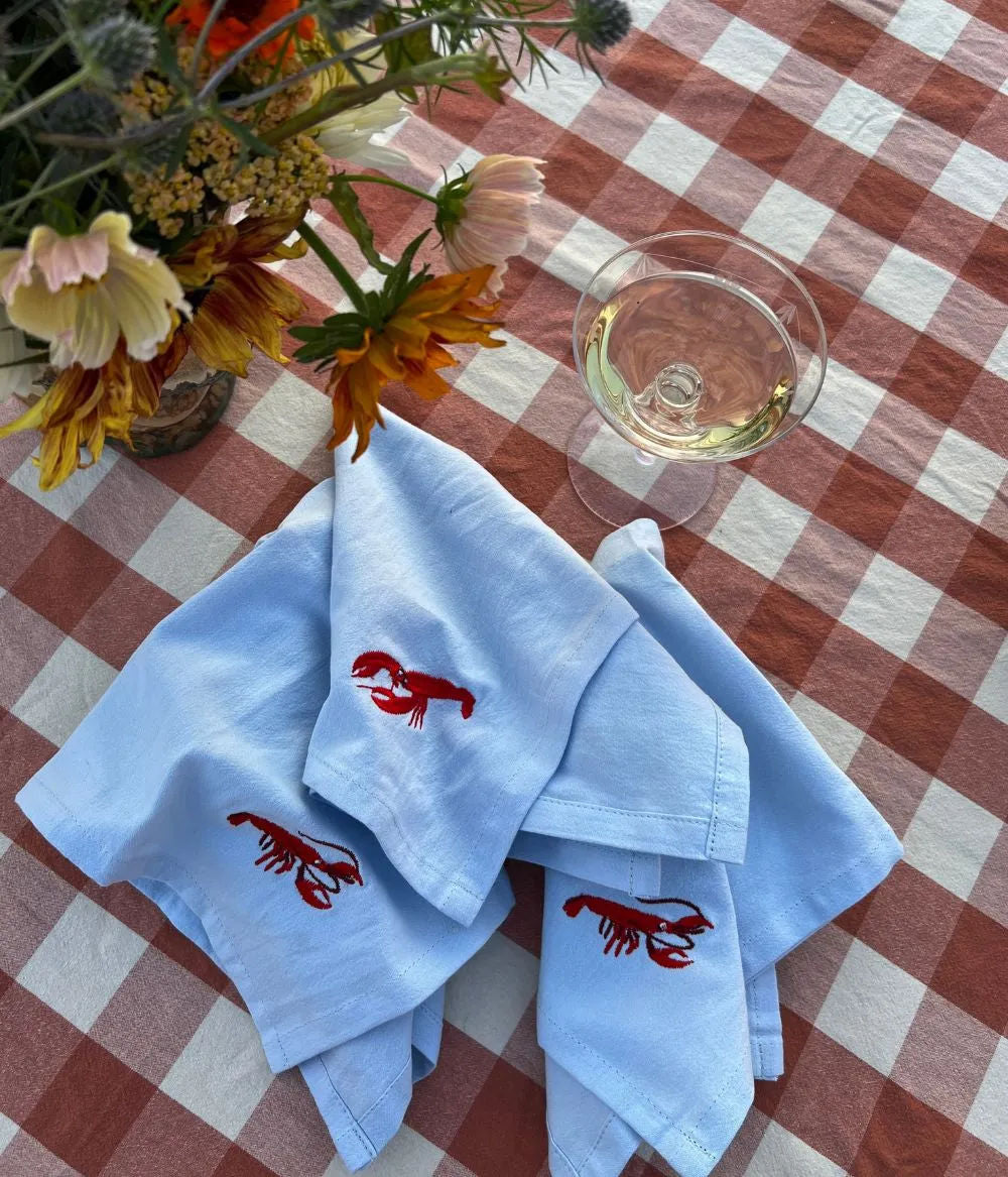 Napkin 4 pcs Crayfish