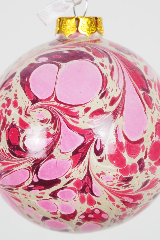 Large Berry Marbled Bauble