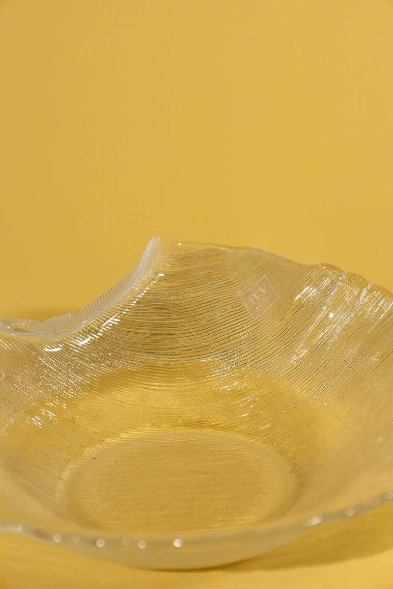 Vintage Shell Glass Bowl by IVV Italy