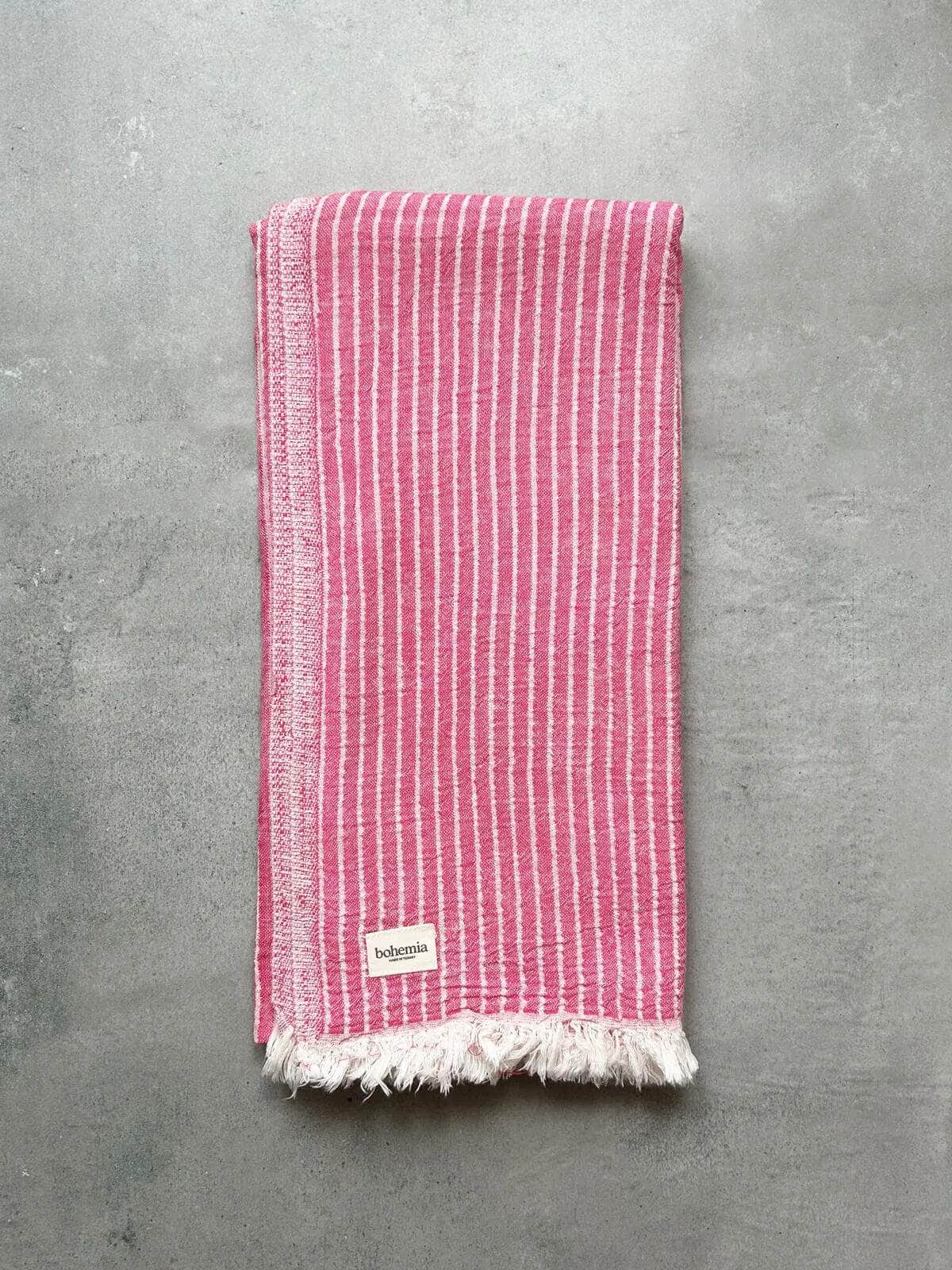 Portobello Hammam Towel - Flamingo