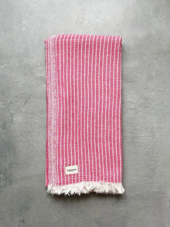 Portobello Hammam Towel - Flamingo