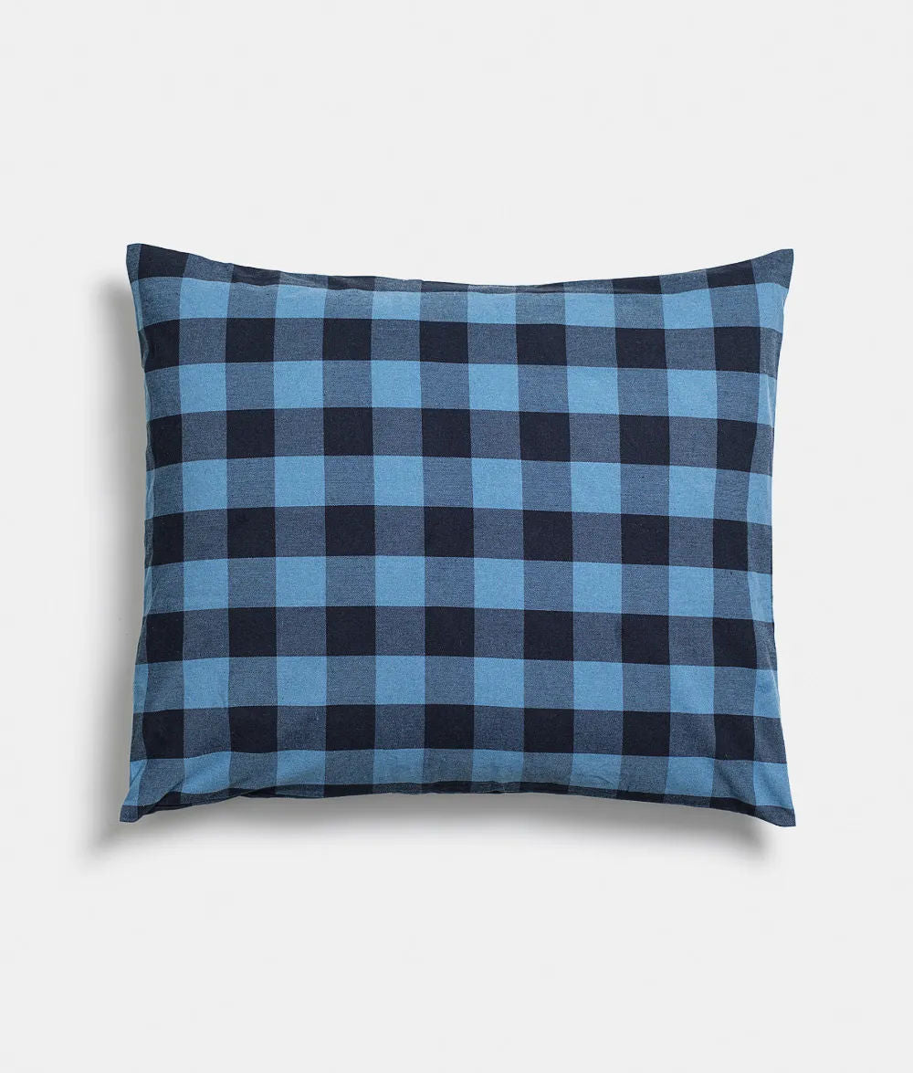 Cushion Cover Checked Blue