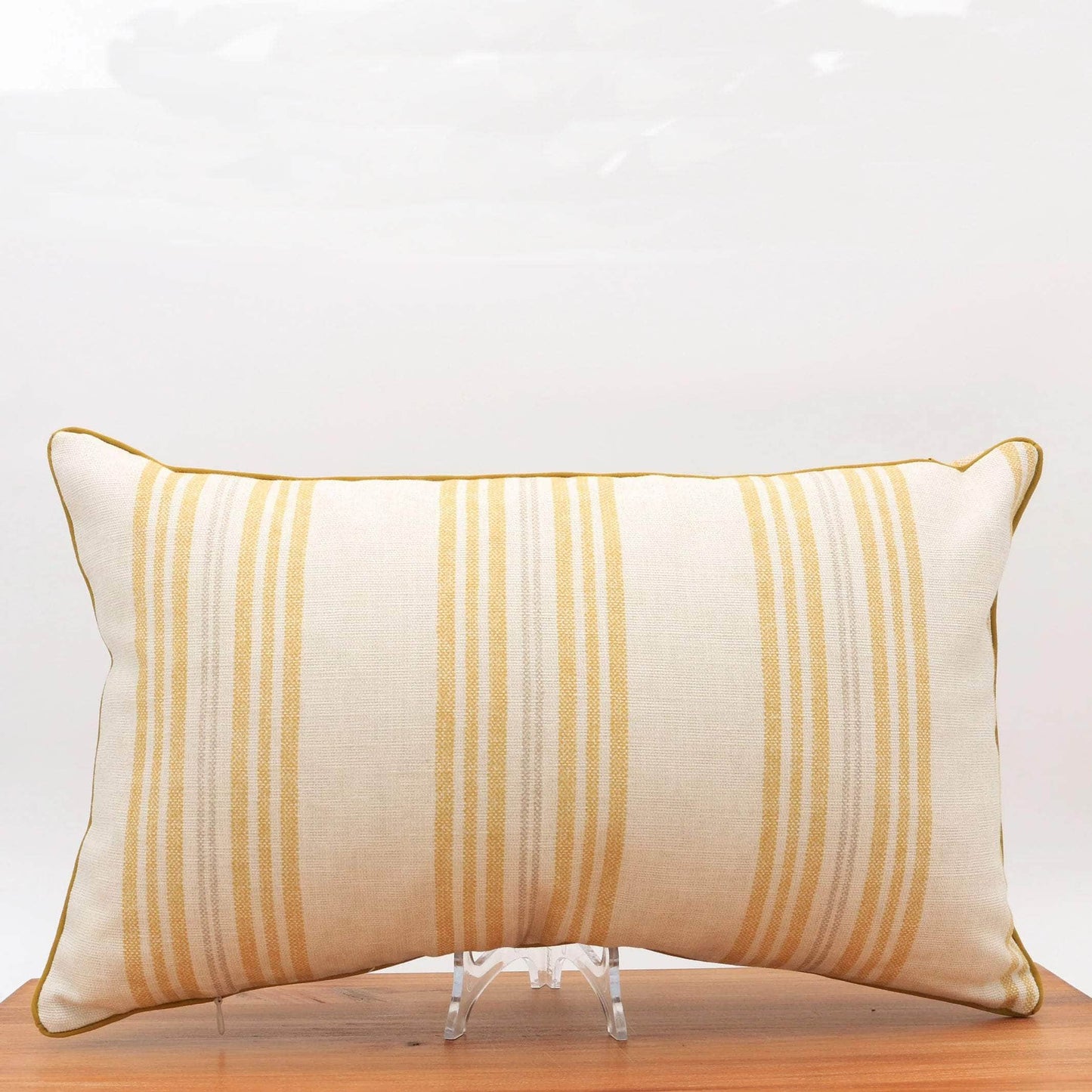 Mustard Striped Cushion