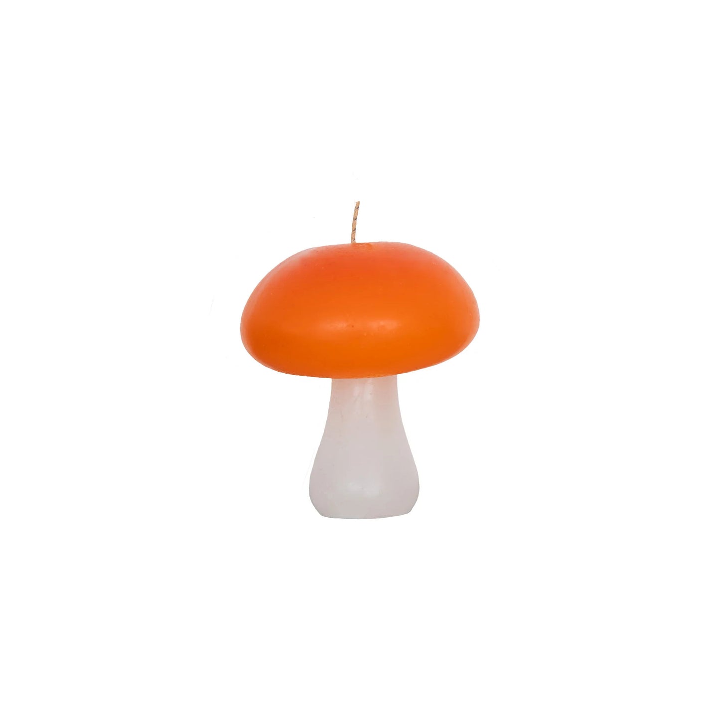 Shroom Handpoured Beeswax Candle | Orange