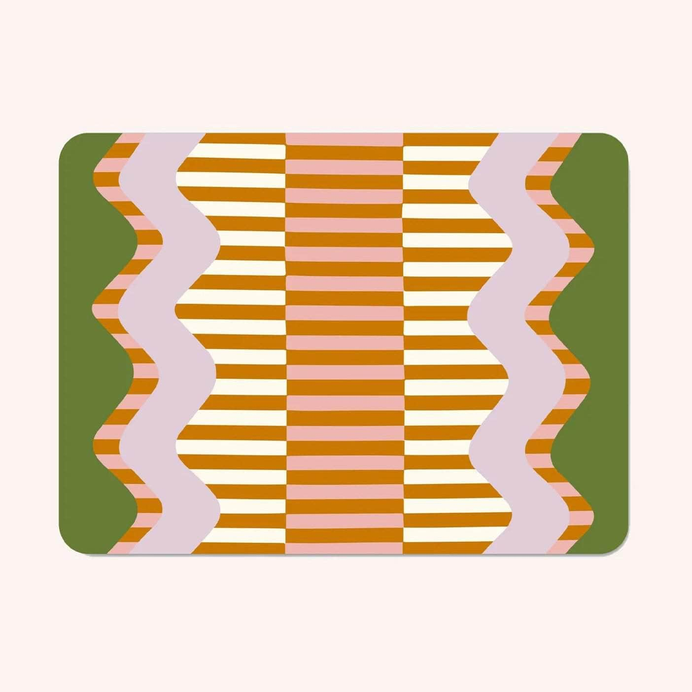 Wiggle & Stripe Placemats (Set of 6)