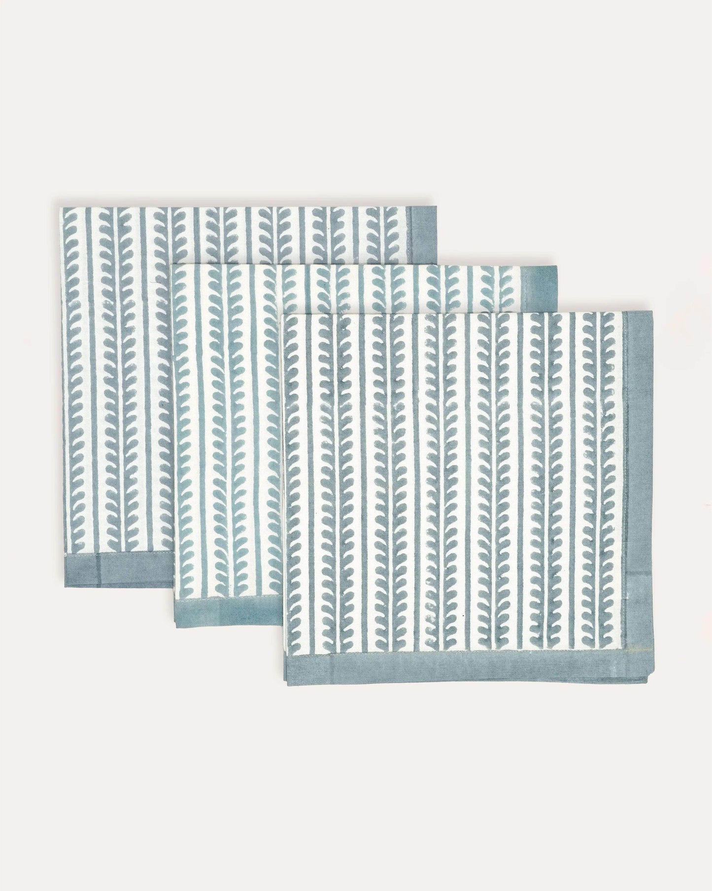 Bel Napkins, Set Of Four - Blue