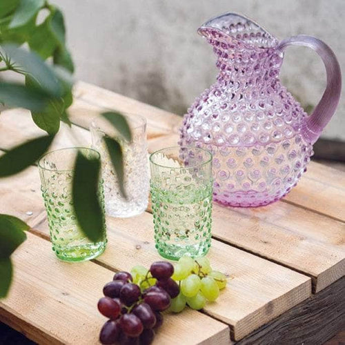 Lilac Hobnail Large Jug 2L