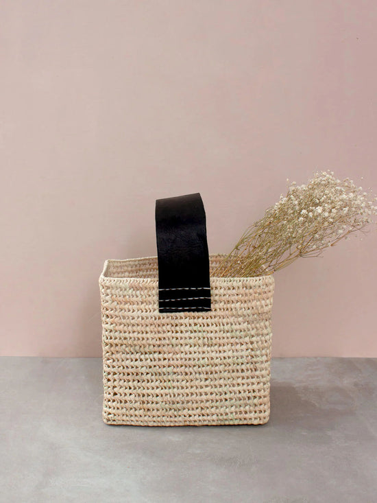 Tall Forage Basket - Black