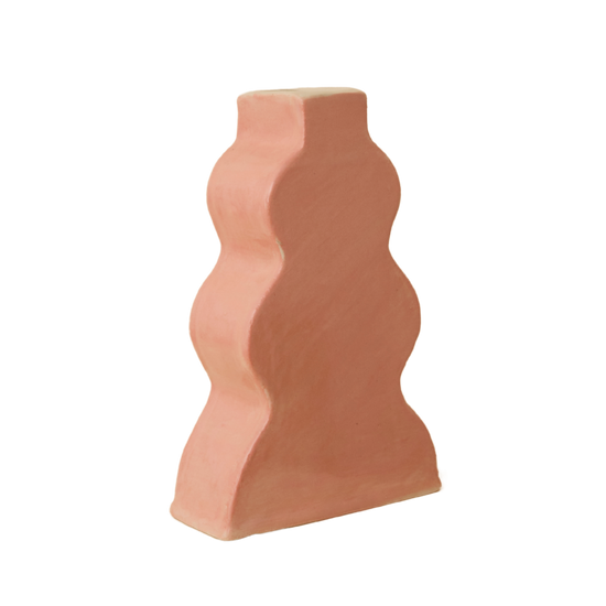 Wavy Vase - Pink