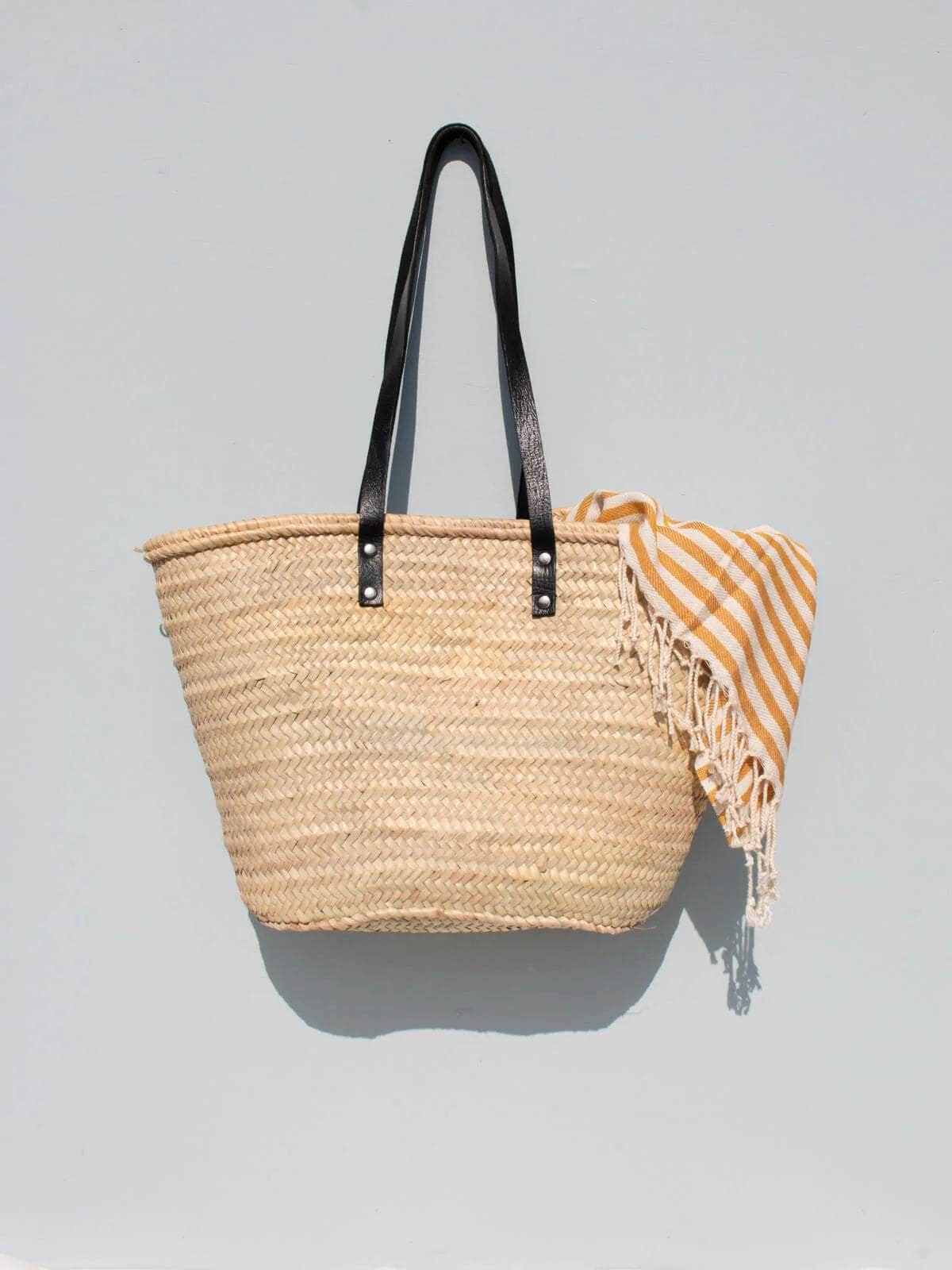 Valencia Shopper Basket - Black