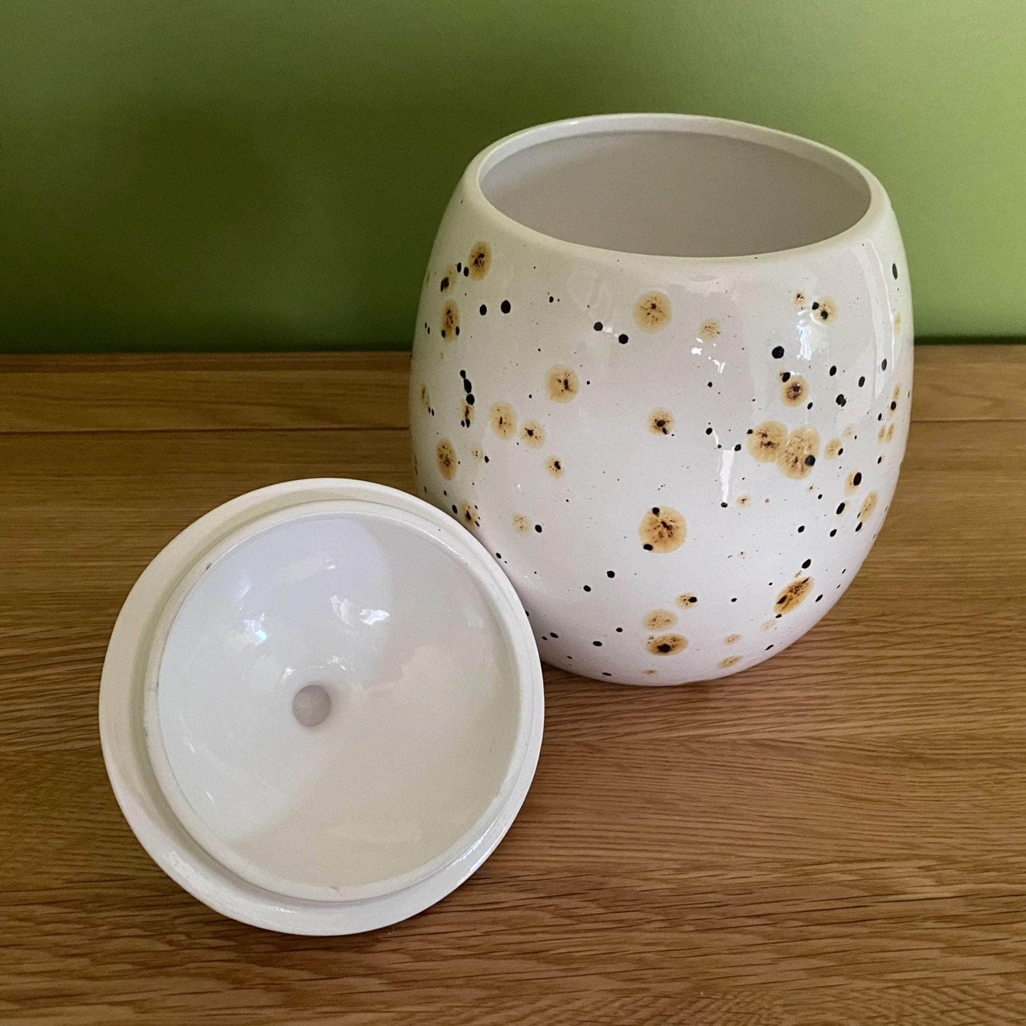 Cookie/Biscuit Jar Canister Confetti Glaze