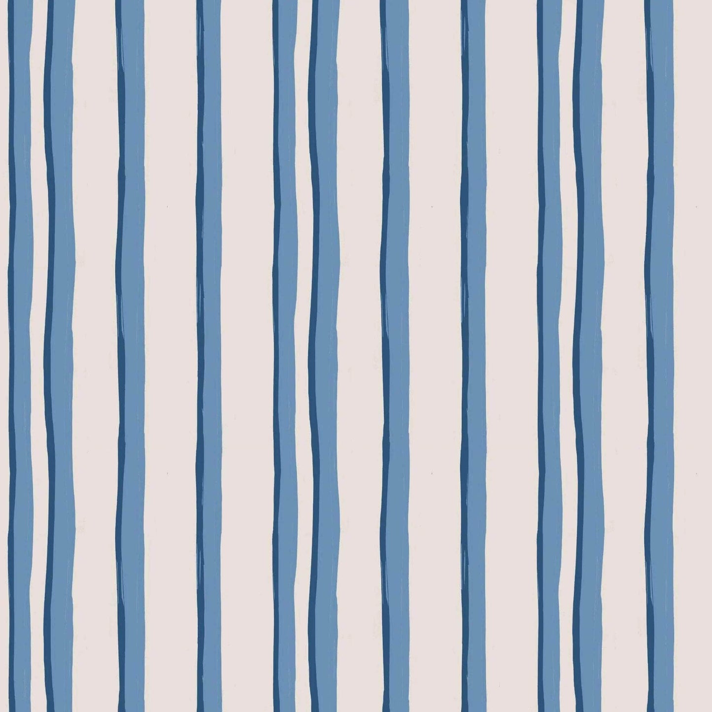 Somerset Stripes Fabric - Blue