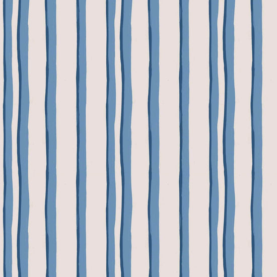 Somerset Stripes Fabric - Blue