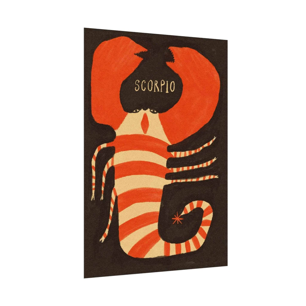 Tabby Booth Fine Art Zodiac Print • Scorpio