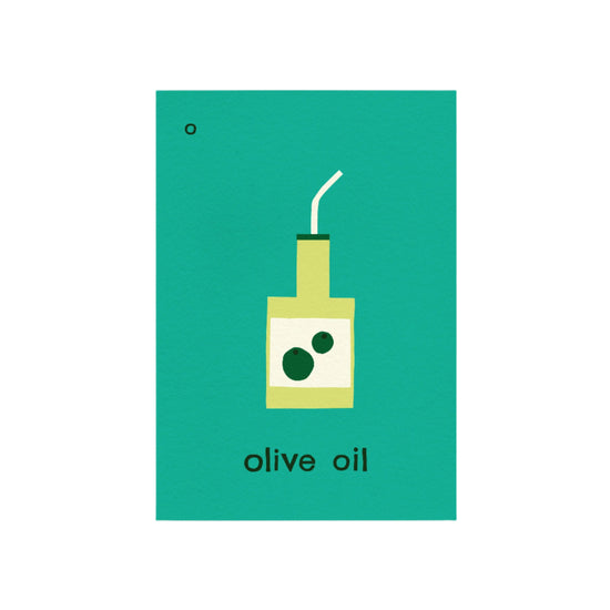 O for Olive Oil Print