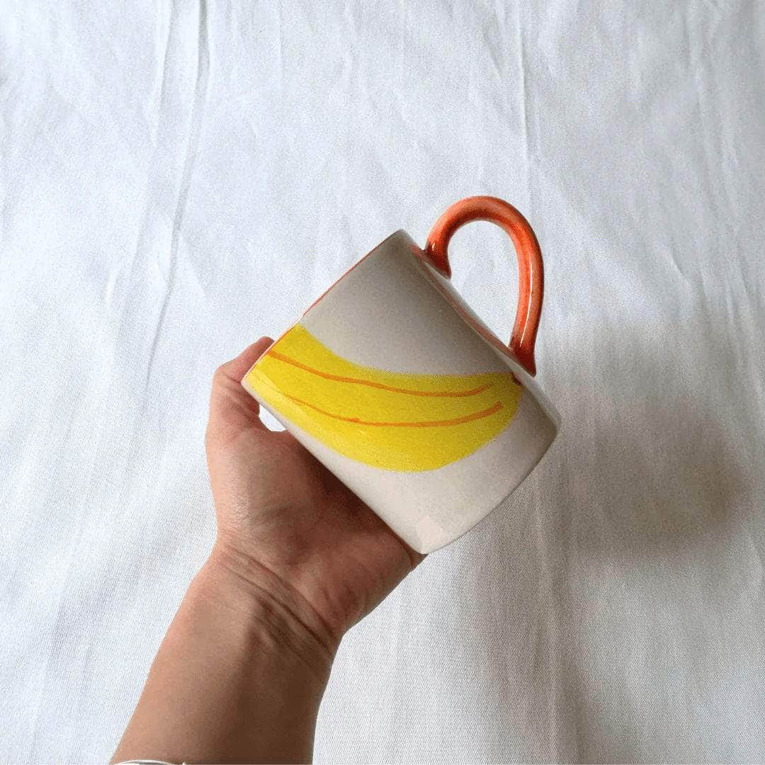 Colourful Banana Mugs (Set of 2)